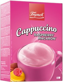 Cappuccino Raspberry Macaron